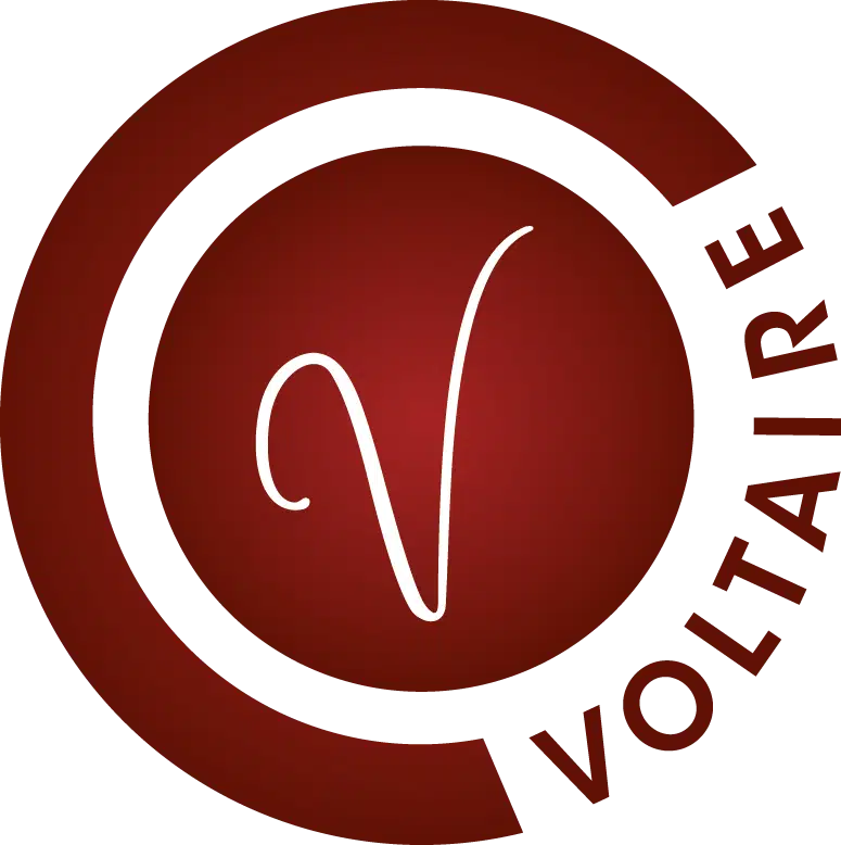 Logo du certificat Voltaire, qui vous assure que je suis bien un correcteur professionnel